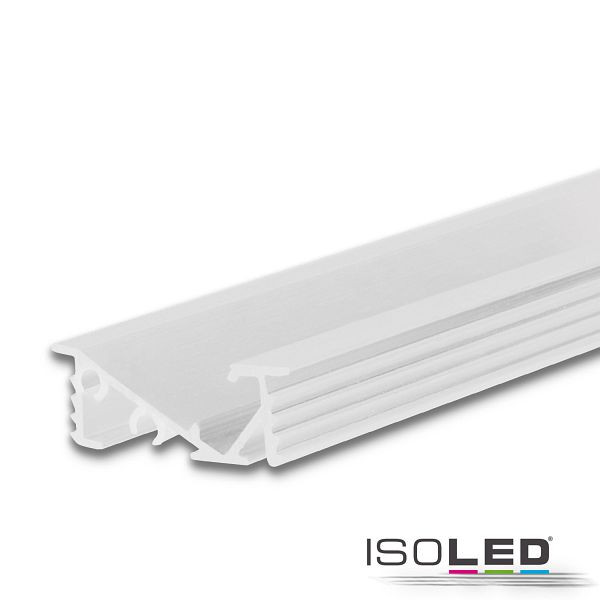 ISOLED LED Einbauprofil FURNIT6 D Aluminium weiß RAL 9003, 200cm, 114819