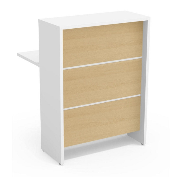 Deskin Thekenelement ELINUS, Buchedekor, B 800 x T 780 x H 1085 mm, 257924