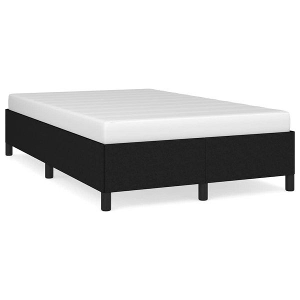 vidaXL Bettgestell Schwarz 120x190 cm Stoff, 3269633, 8721102435201
