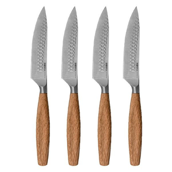 Boska Steakmesser Oslo+ (4 Stück), extra scharf für präzises Schneiden, HN792