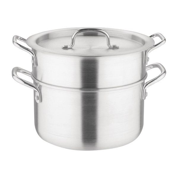 Vogue Doppelkochtopf aus Aluminium 24cm, Fassungsvermögen: 4 l, K643