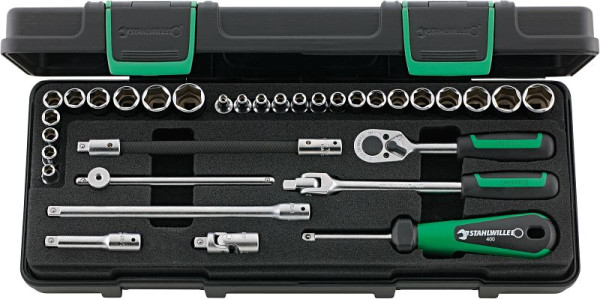 STAHLWILLE Steckschlüssel-Garnitur Nr.40ma/25/8 6,3 mm (1/4") 33-teilig, 96011162
