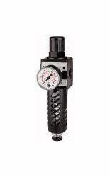 Riegler Filterregler mit Polycarbonatbehälter, Schutzkorb und Manometer, 100488