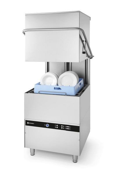 Hendi Haubenspülmaschine K1500 mit Spülmittelpumpe, LxBxH: 750x880x1390 mm, 233061