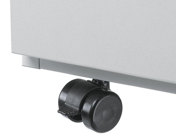 Deskin Rollcontainer MULTI M pro, Dekor lichtgrau, B 435 x H 590 x T 800 mm, 3 Schübe, 290496