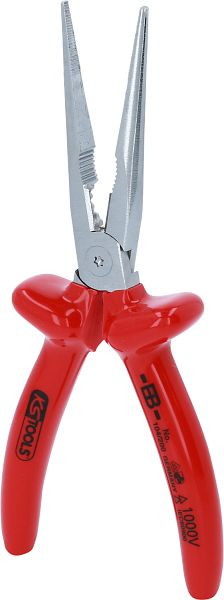 KS Tools 1000V Flachrundzange, 200mm, 117.1291, 4042146235386