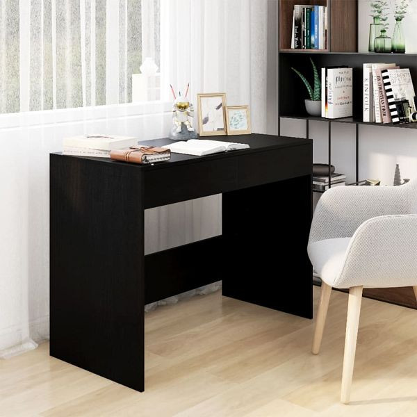 vidaXL Schreibtisch Schwarz 101x50x76,5 cm Holzwerkstoff, 809558