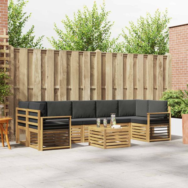 vidaXL Sofagarnituren Massivholz Akazie, 3391567, 8721288839152