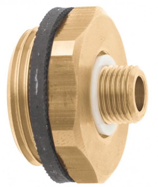 GEKA-Gewindenippel, AG M 11 x 1 mit AG G 3/4" MS mit Sechskant , 56.4301