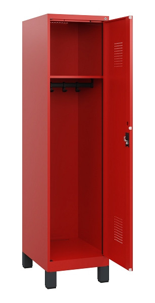 C+P Spind Evolo PLUS, Füße, 1 Abteil, 1630x400x500mm, 3020/3020, Zylinderschloss, 0490105-12 S10052