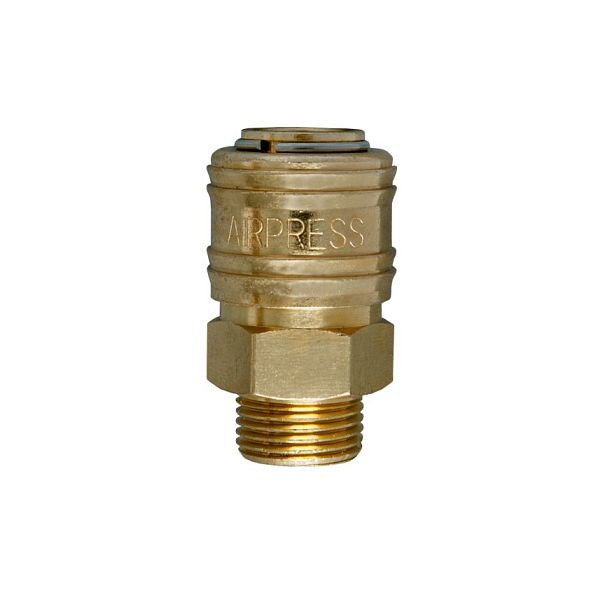 Airpress Druckluft Schnellkupplung 3/8" Außengewinde EURO, 46847