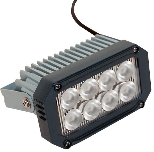 GIFAS SpotLED Strahler mit aktuellster LED Technologie, 1 Kabelverschraubung M16, Abstrahlwinkel: 8 x 67°, kaltweiß, 860186