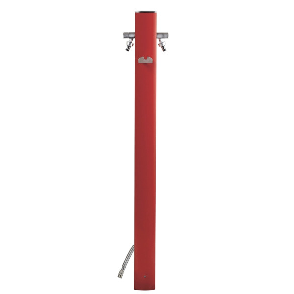 Aquapoint Totem rot Wasserzapfstelle Premium als Gartenstele aus Aluminium, 73407R