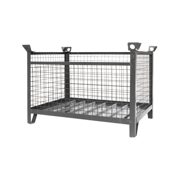 Eichinger Industrie Gitterbox-Stapelpalette, 1500 kg, LxBxH 1500x800x750 mm, anthrazitgrau, 13150300000096