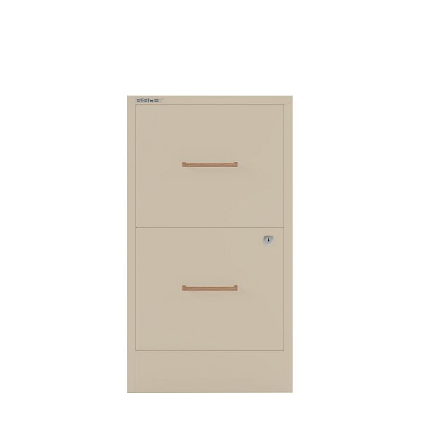 Bisley Home Filer, 2 HR-Schubladen, Eichengriff, 643 sand, PFA2OH643