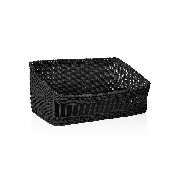 WAS Korb Systemkorb schwarz, 60 x 40 x 27 / 16 cm, 5087060