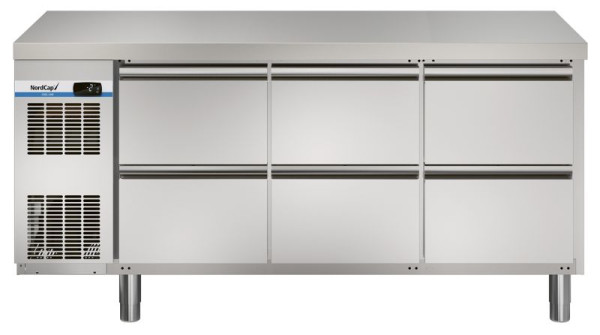NordCap COOL-LINE Kühltisch (3 Abteile), KT-CL 1695 6Z, 402729697