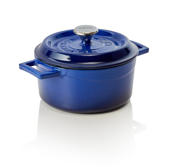 WAS Cocotte Durchmesser oben: 16,5 cm, Farbe: blau, 363102016