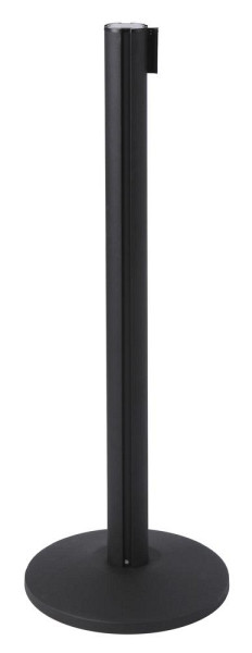 Deskin Absperrpfosten Economy, Schwarz, 300 x 300 x 935 mm, Gestell: Schwarz, 287949