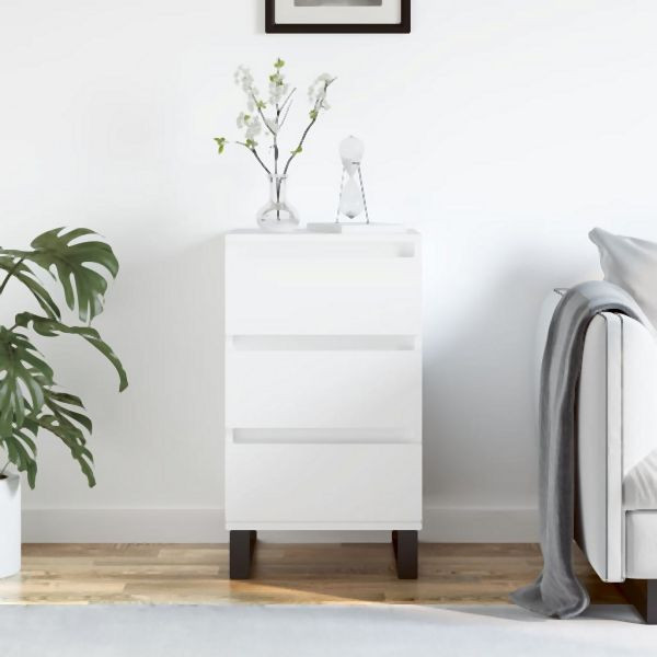 vidaXL Sideboard Weiß 40x35x70 cm Holzwerkstoff, 831100