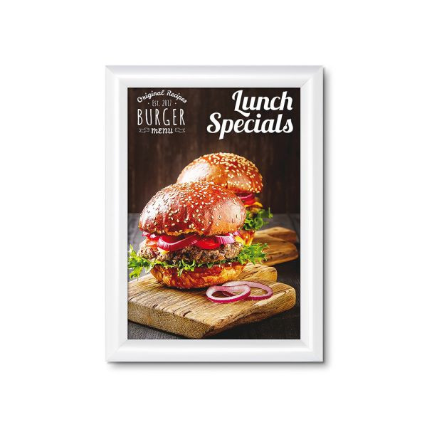 Showdown Displays Klapprahmen DIN A4 (weiß - 25 mm), KRA4G25C9003