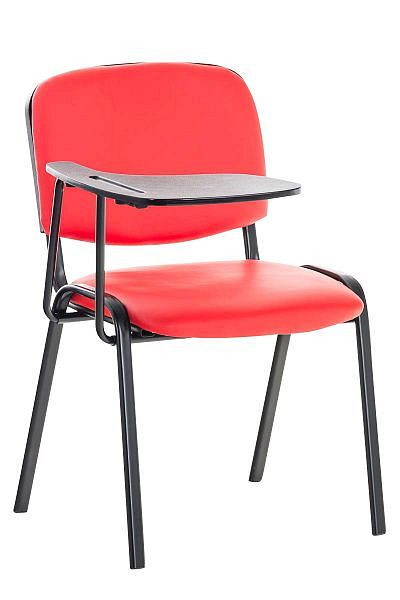 CLP Stuhl Ken mit Klapptisch Kunstleder, rot, 191897905