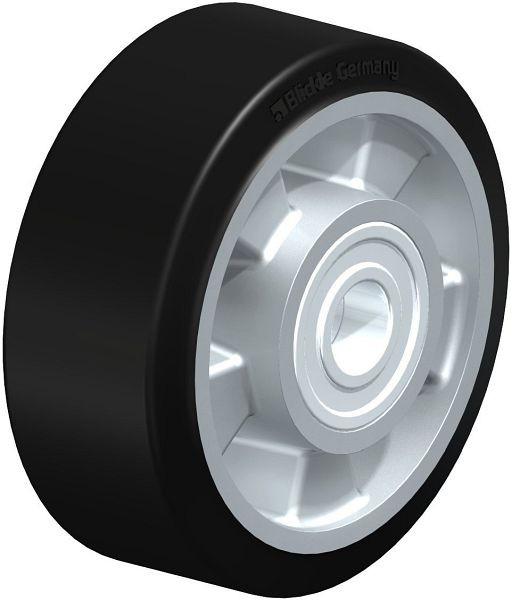 Blickle ALEV 127/20K Rad aus Elastik-Vollgummi, Schwarz, 578484
