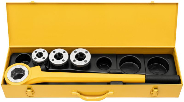 REMS Hand-Gewindeschneidkluppe eva Set R 1/2-1'' R 1/2-3/4-1'', 520014