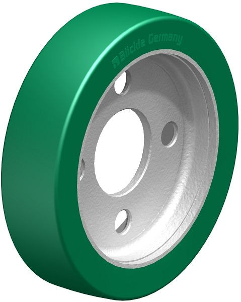 Blickle GSTA 200/4 Rad aus Blickle Softhane®, Grün, 754386