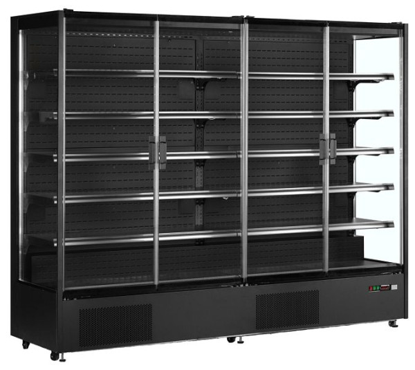 NordCap Wandkühlregal WKU 2500 schwarz, 435892500, 4063377195355