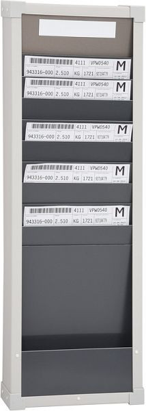 Eichner Karten-Board, Spalten: 1, Fächer: 10, 750 x 260 x 75 mm, 9219-02000