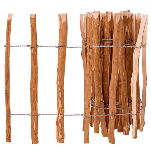 vidaXL Staketenzaun Haselnussholz 60x500 cm, 43136, 8718475506997