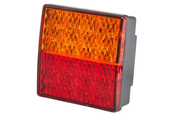 HELLA VALUEFIT Heckleuchte - Valuefit - LED - 12V - Anbau/geschraubt - Lichtscheibenfarbe: rot/gelb - Stecker: offene Kabelenden - rechts/links, 2SD 357 029-001