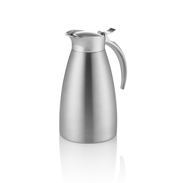 WAS Isolierkanne, 0,6 L, Ø 10,5 cm, Höhe 19,5 cm, Chromnickelstahl 18/8, 3812060