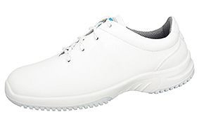 ABEBA Sicherheitsschuhe uni6 Halbschuh weiß, S2, Ristbereich mit Schnürung, A-micro, 1780-44