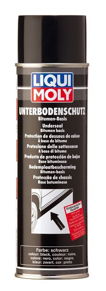 LIQUI MOLY Unterbodenschutz Bitumen schwarz, Dose Aerosol, VE: 0,5 Liter, 6111