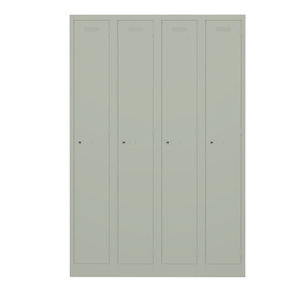 Bisley Garderobenschrank Primary Locker, 4 Abteile, 665 regent, PL3050Q1665
