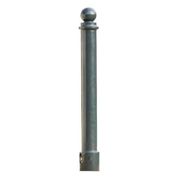 Stein HGS Stilpoller -Eris-, herausnehmbar mit 3p-Technologie, (Sechskantverschluss), inkl. Bodenhülse, RAL 6009 tannengrün, 24987-04