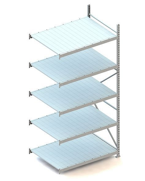 Meta MINI-RACK AR 3000x1400x1050 mm, verzinkt, mit Stahlpaneele, Bodenanzahl: 5, 20051329