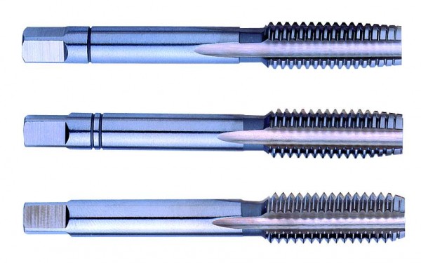 EXACT Handgewindebohrer Satz, DIN 352 HSS M20 lks 244