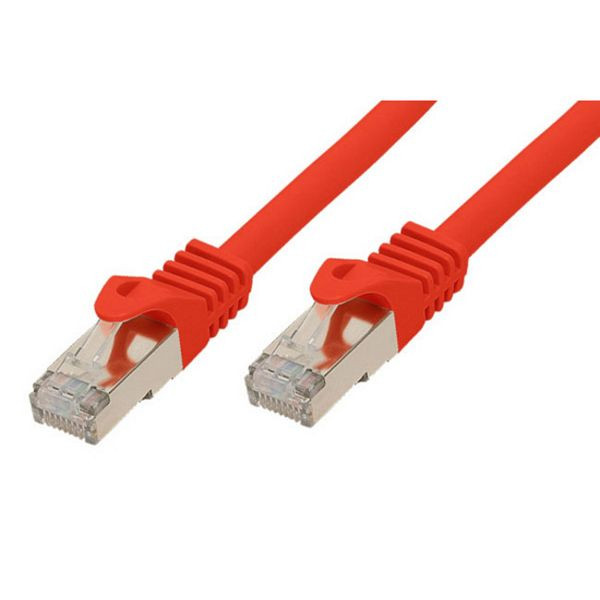 S-Conn RJ45 Patchkabel S/FTP, PIMF, Rohkabel CAT 7 Halogenfrei, rot, 50,0m, 75550-R