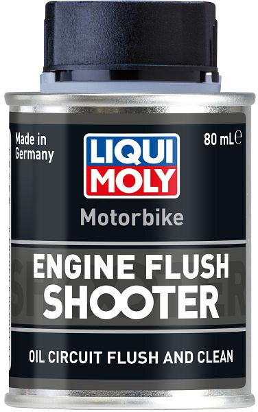 LIQUI MOLY Reinigungsflüssigkeit Motorbike Engine Flush Shooter, Dose Blech, VE: 0,08 Liter, 3028