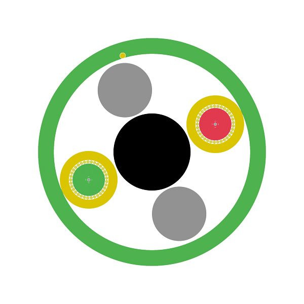 LAPP LWL-Kabel HITRONIC® GOF DUPLEX PNC 2G 62,5/125 OM1, VE: 500 Meter, 28052007/500