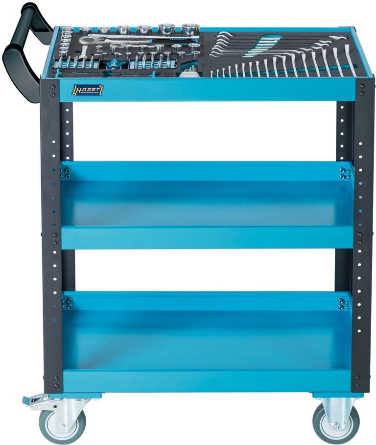 Fetra Kunststoff-Plattenwagen - Traglast 200 Kg, 815x540x890 Mm Blau