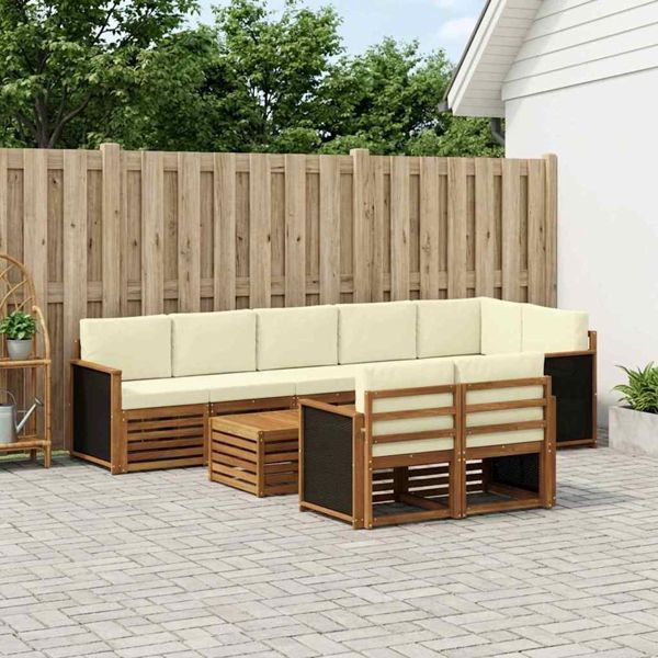 vidaXL Sofagarnituren Massivholz Akazie, 3384521, 8721288692603