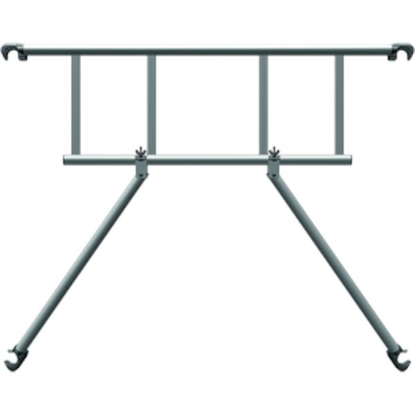 ZARGES Vorlaufendes Geländer für 1,80 m Länge, 42837, 4003866428373