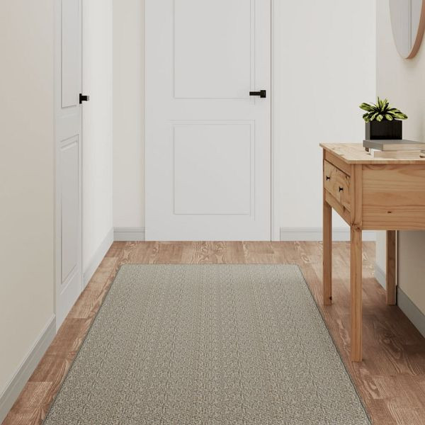 vidaXL Teppichläufer Sisal-Optik Taupe 80x400 cm, 355773