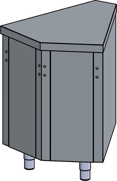 KBS Eckelement Außen Modul 45°, 330183, 4059395073805
