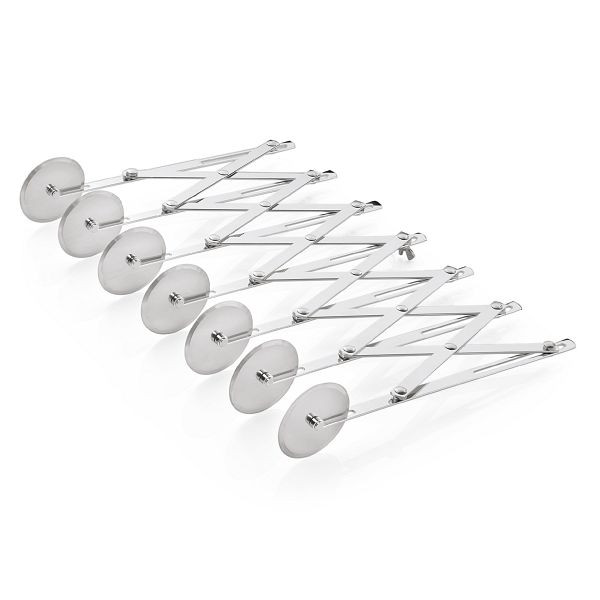 WAS Teigschneider, sieben Rädchen, 24,5 cm, Edelstahl, 1507007