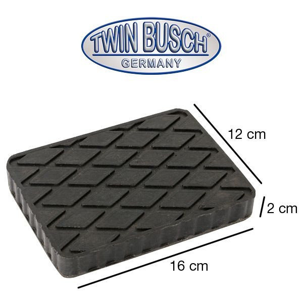 Twin Busch Gummiklotz, Aufnahmegummi, TWS3-GK-20, 0741187303644